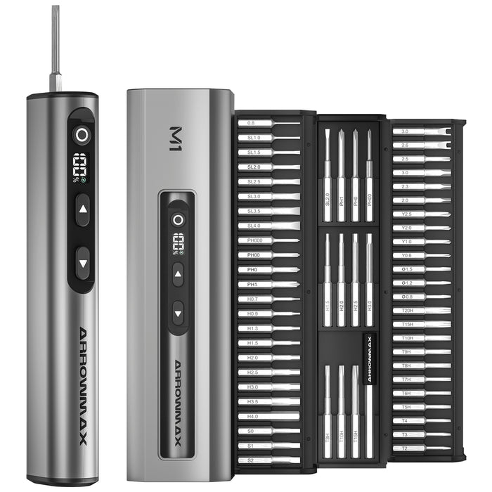 M1 Electric Screwdriver With Alu Case (60 in 1) 10kgf.cm(AM-230711)
