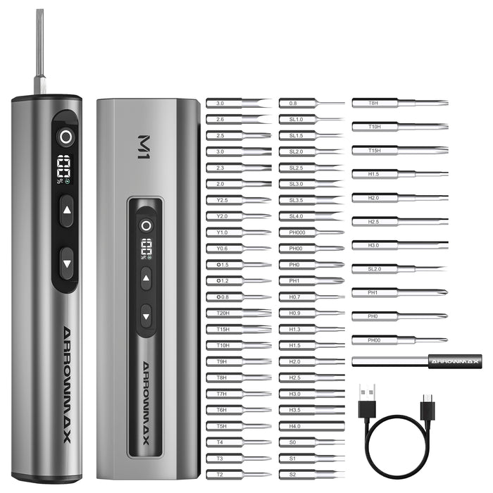 M1 Electric Screwdriver With Alu Case (60 in 1) 10kgf.cm(AM-230711)