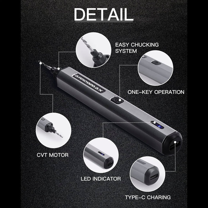 SDS Mini Electric Drill with PCB Drill Bits(AM-199971-5)