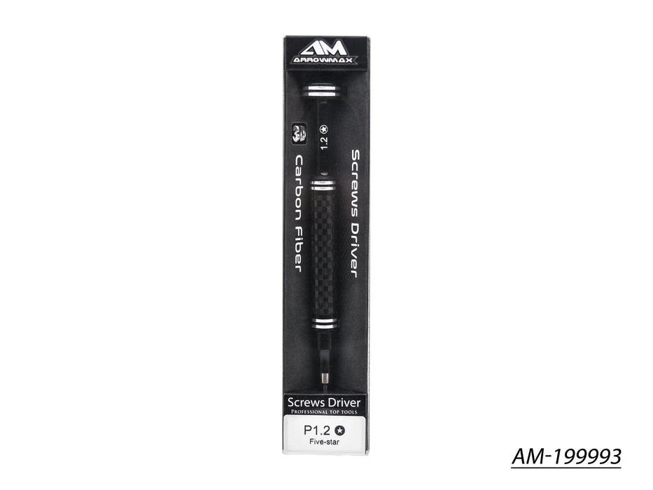 AM Carbon Screwdriver 3D Tip P1.2 Five-star(AM-199993)