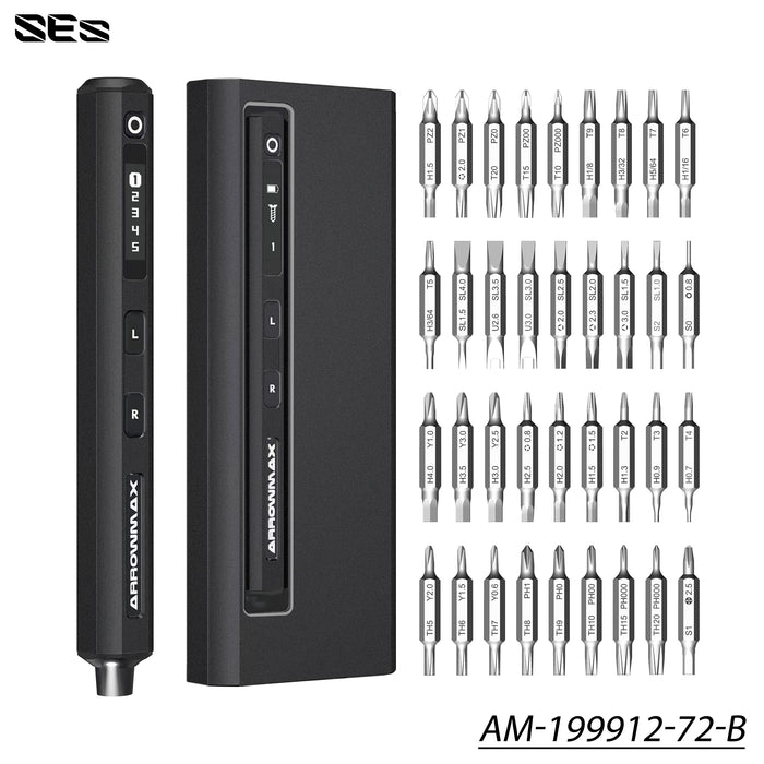 SES Electric Screwdriver With Alu Case (72 in 1)(AM-199912-72)