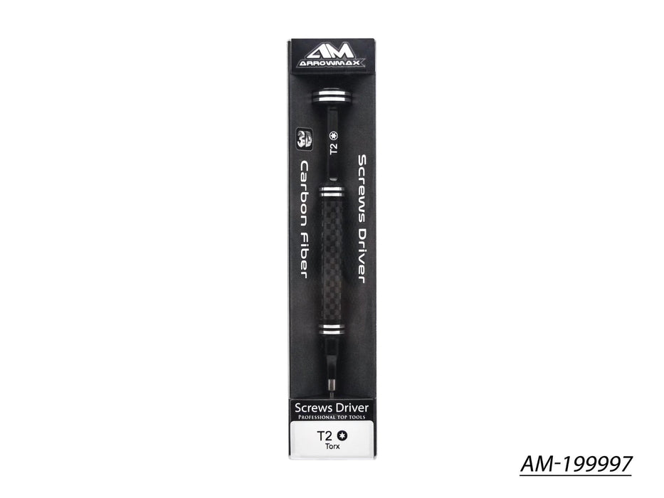 AM Carbon Screwdriver 3D Tip T2 Torx(AM-199997)