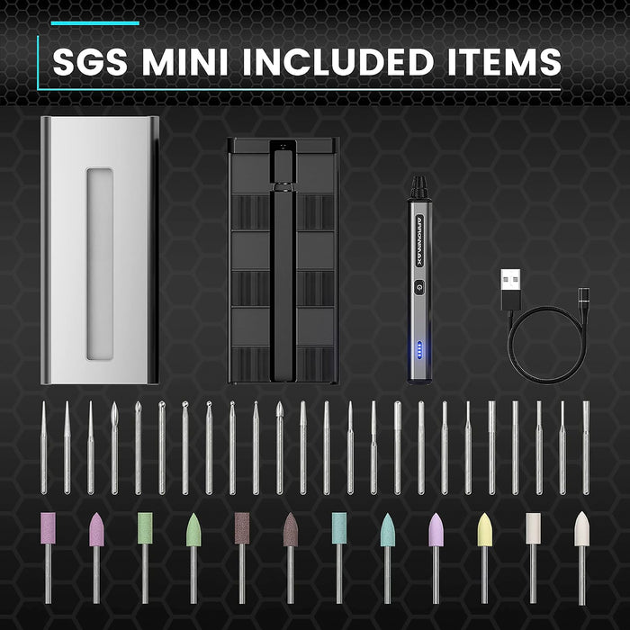 SGS MINI Electric Engraving & Polishing Pen With Alu Case (36 in 1)(AM-199211)