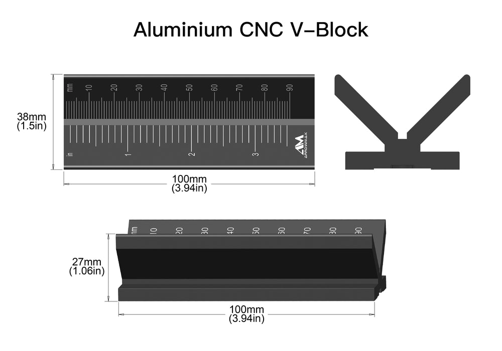 ARROWMAX CNC-Aluminum V-Block(AM-230683)