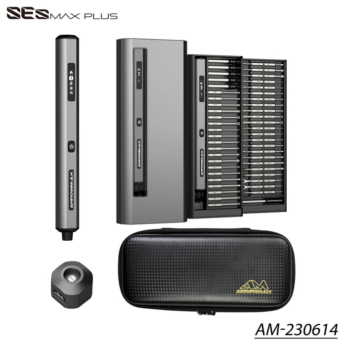 SES MAX PLUS Smart Motion Control Electric Screwdriver With Alu Case (70 in 1)(AM-230614)