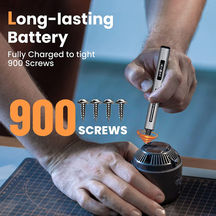 SES PRO Smart Motion Control Electric Screwdriver With Alu Case (34 in 1)(AM-199913)