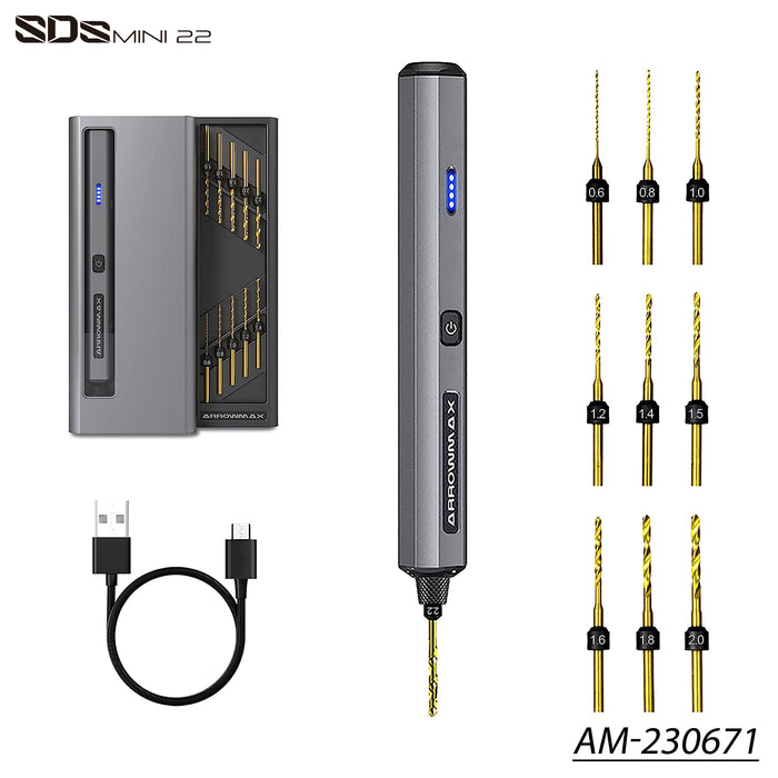 AM-230671 SDS Mini22 Electric Drill With Alu Case