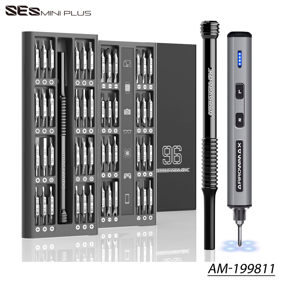 SES Mini PLUS Electric Screwdriver (96+6)(AM-199811) — am-smart