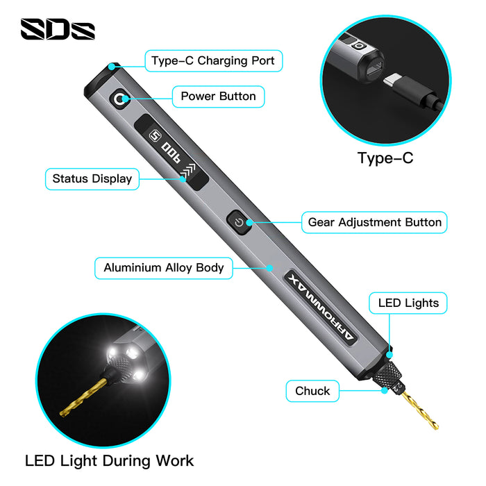 AM-230876 SDS ULTRA PLUS Electric Drill  + Benchtop Drill Press