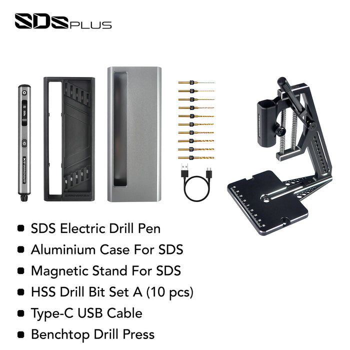 AM-230876 SDS ULTRA PLUS Electric Drill  + Benchtop Drill Press